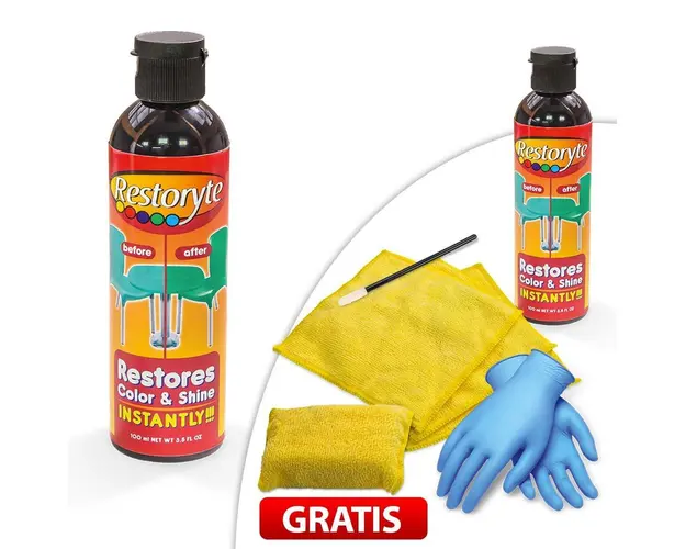 Lichid pentru lustruit si redarea culorii, Restoryte, set restaurare