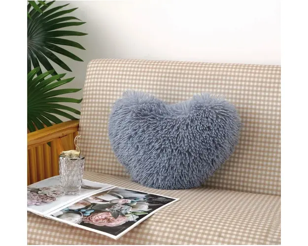 Perna Decorativa in forma de inima, Super Pufoasa, Cocolino