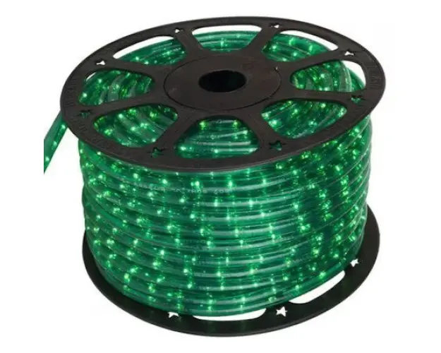 Instalatie tip furtun luminos cu LED, 80m, diverse culori