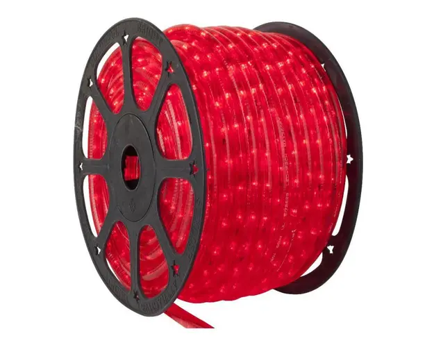 Instalatie tip furtun luminos cu LED, 80m, diverse culori