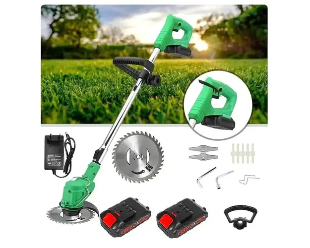 Motocoasa electrica 48V, 4000 mAh, 18000 RPM, cu acumulatori