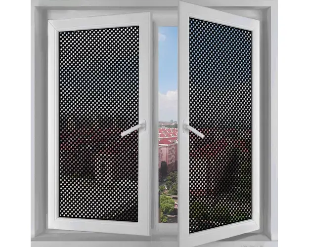 Folie neagra autoadeziva pentru geamuri 45 x 300 cm