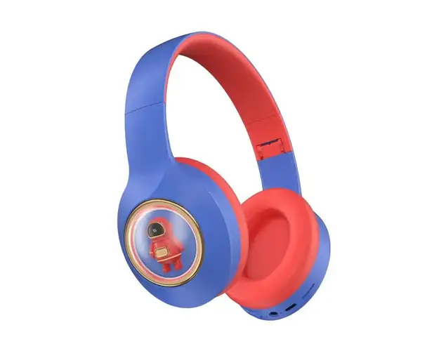 Casti wireless YDM55 iluminate LED, design desene animate