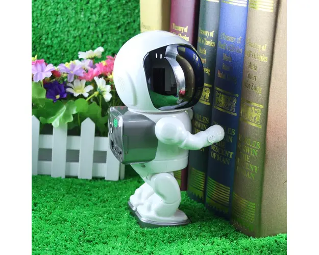 Robot Space Boy A180, Baby Monitor, cu Camera de Supraveghere IP Wireless Integrata, 960P, 1.3 MP HD, Suport Prindere, Alb