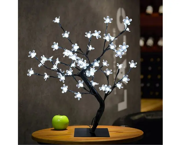 Copacel de Craciun, 36 LED Cherry, Blossom Bonsai
