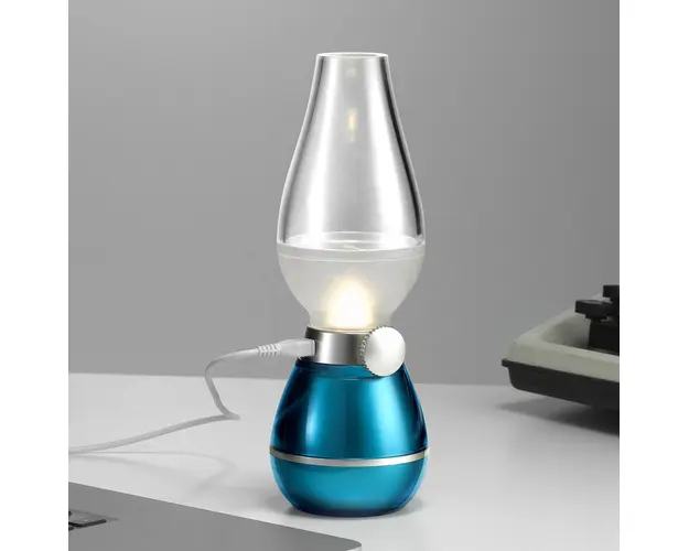 Felinar LED cu aspect retro si stingere prin suflare
