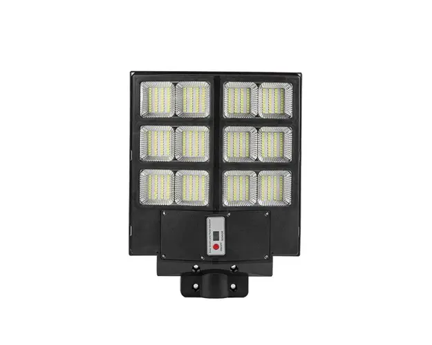 Lampa solara stradala JORTAN 600W/800W/1000W, Telecomanda, suport metalic