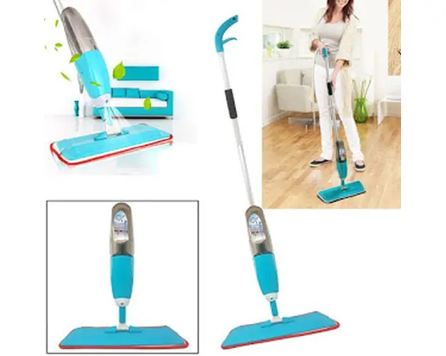 Mop cu rezervor incorporat 600 ml cu laveta absorbanta din microfibra