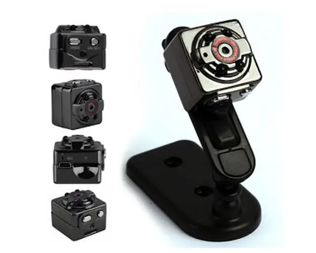 Mini camera Full HD SQ8 cu senzor de miscare si stabilizator imagine