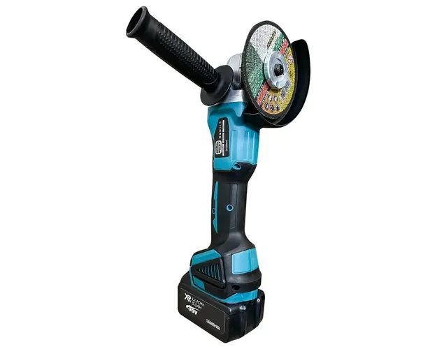 Polizor unghiular, Flex Profesional fara fir, cu 2 acumulatori 48V,2 discuri incluse 5Ah, trusa