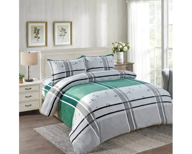 Set Pilota Cocolino groasa cu blanita, 3 Piese, 200x230 cm, 4 Kg