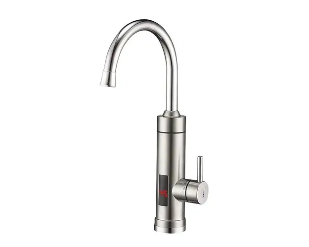 Robinet electric instant din inox, cu display si rotire 360 grade, 3000W