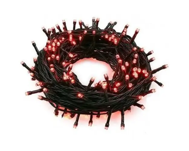 Instalatie de Craciun, tip liniara, pentru exterior, 500 led-uri, 50m, diverse culori