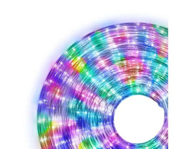 Instalatie tip furtun luminos cu led, 20m, diverse culori