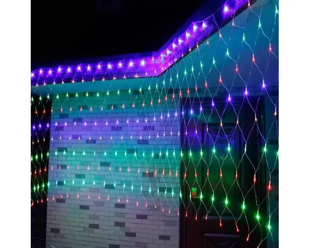 Instalatie tip plasa 1.5m X 1.5m, interconectabila, multicolora