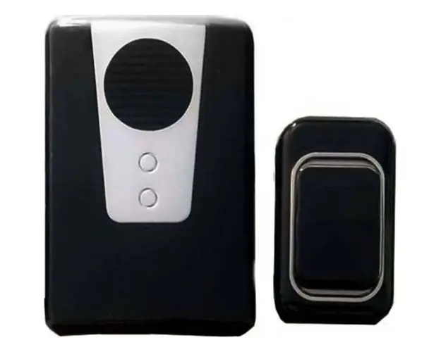 Sonerie wireless fara fir cu raza 150 metri si conectare la priza 220V sau pe baterii