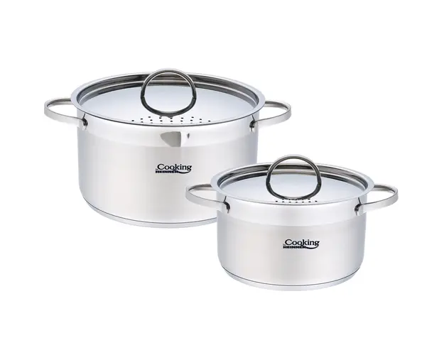 Set de gatit din inox 4 piese, Aleida, Cooking by Heinner