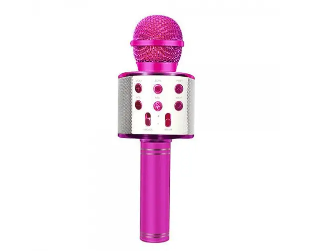 Microfon wireless pentru karaoke, cu bluetooth