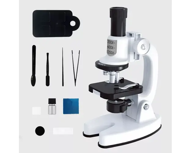 Microscop portabil pentru scoala, HD, 1200X