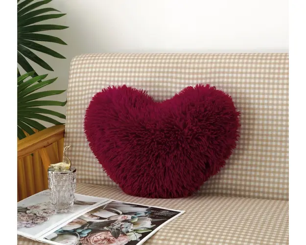 Perna Decorativa in forma de inima, Super Pufoasa, Cocolino