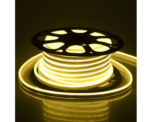 Furtun 100m Banda LED Neon tip Rola, Flexibil, Alb rece/Alb cald