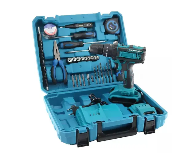 Trusa Bormasina 36V cu 2 acumulatori si incarcator + Accesorii