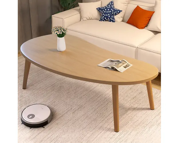 Masuta cafea minimalista pentru sufragerie, din lemn MDF, 4 picioare