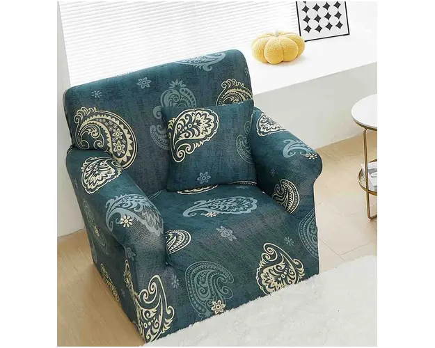 Husa fotoliu din bumbac elastic 90-140 cm