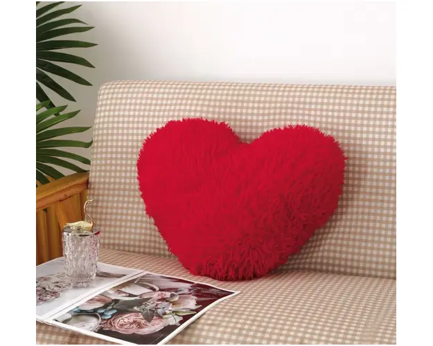 Perna Decorativa in forma de inima, Super Pufoasa, Cocolino