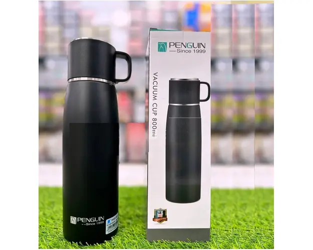 Termos de 800 ml, premium, din otel inoxidabil cu perete dublu, finisaj mat