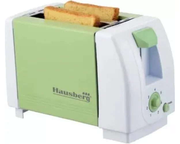 Prajitor de paine Hausberg HB-150, 700 W, 2 felii, 6 trepte,