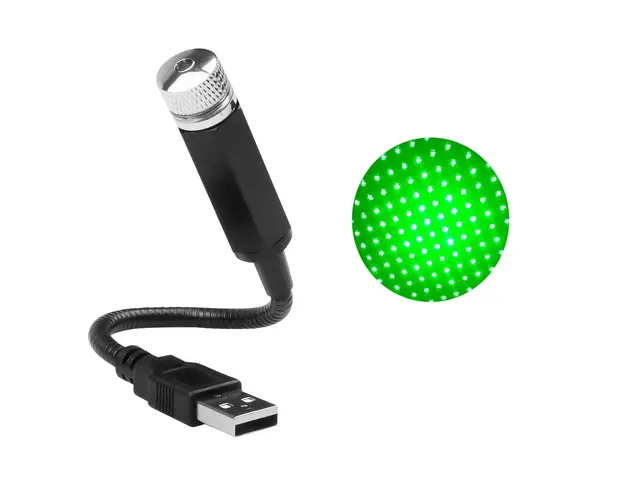 Proiector laser cu cer de noapte USB