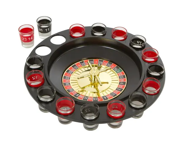Joc ruleta cu 16 pahare de shot