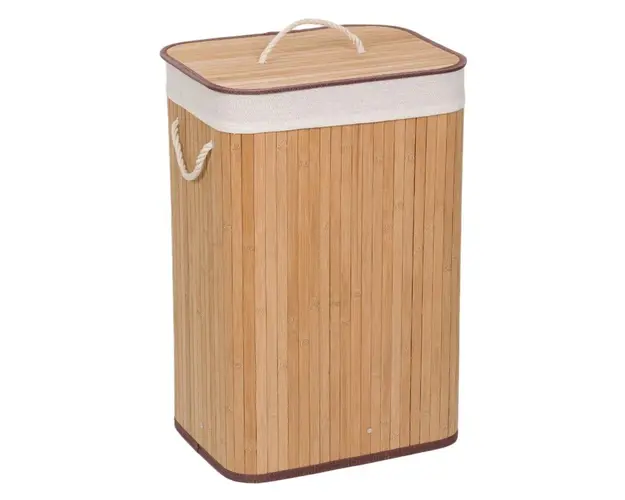 Cos de rufe din bambus, 72 L