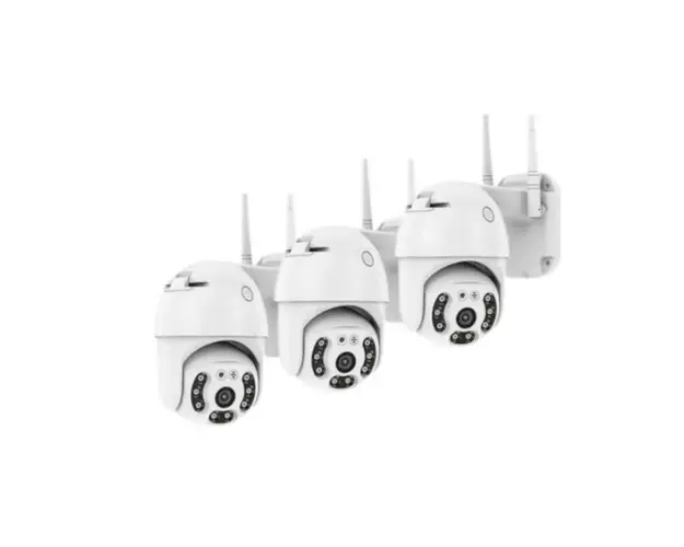 Pachet camere supraveghere WIFI, 2MP sau 3MP, FULL HD, vedere color noaptea, Micro SD, Rotire 360, detectie forma umana