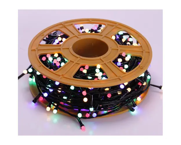 Instalatie de Craciun, tip liniara, pentru exterior, 500 led-uri, 50m, diverse culori
