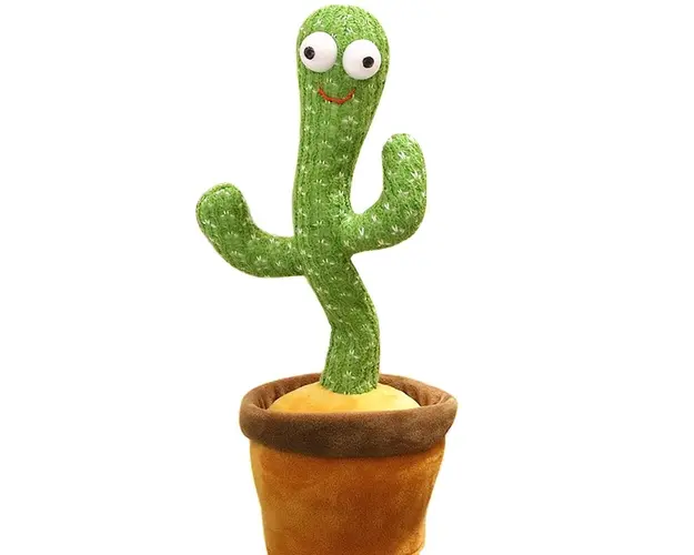 Jucarie de plus Cactus dansator cu acumulator