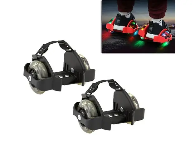 Role atasabile cu luminite pentru copii, cu 2 roti