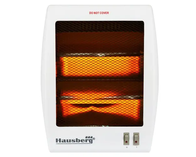 Radiator quartz Hausberg HB-8103, cu 2 trepte, putere 800W