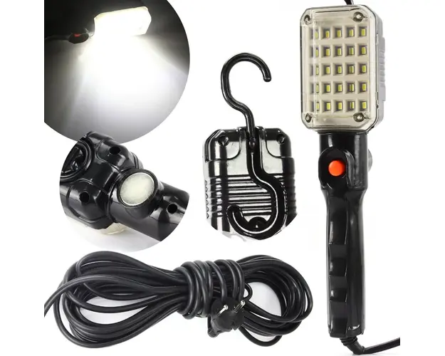 Lampa de lucru cu LED, carlig si magnet, lungime cablu 10m