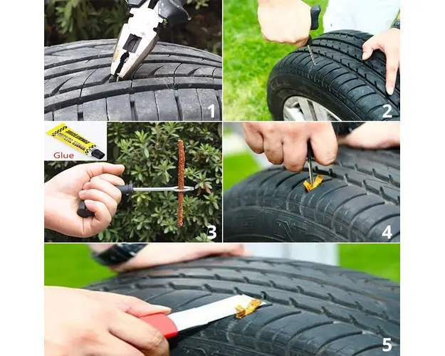 Kit de reparare pana auto, 6 Piese