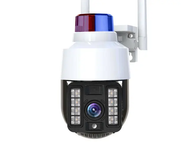 Camera supraveghere WIFI 1080p, cu sirena, vedere color noaptea, Rotire 360, Tuya
