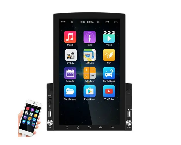 Navigatie auto universala 2DIN cu Android, ecran touch 10.1 inch, mirrorlink, WiFi, USB, Bluetooth