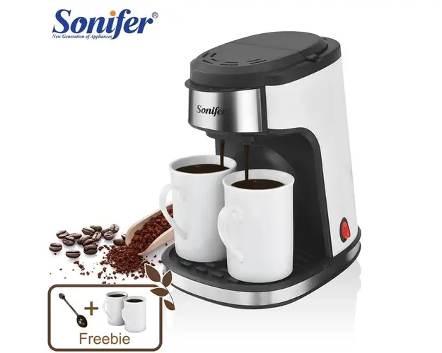 Espressor cafea Sonifer SF3540, 2 cani, 240ml