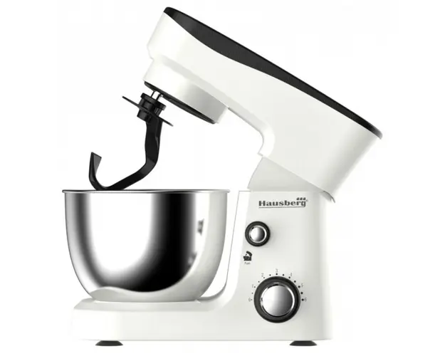Mixer electric cu bol inox Hausberg HB-7625, 3.5 L, 700 W, 6 trepte