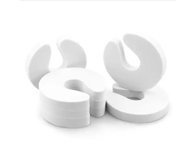 Set 5 opritoare pentru protectie din spuma pentru usa, Alb/Maro