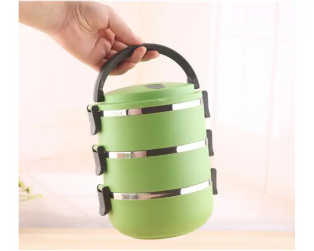 Cutie termoizolanta / Sufertas pentru mancare 2.1 Litri, 3 compartimente
