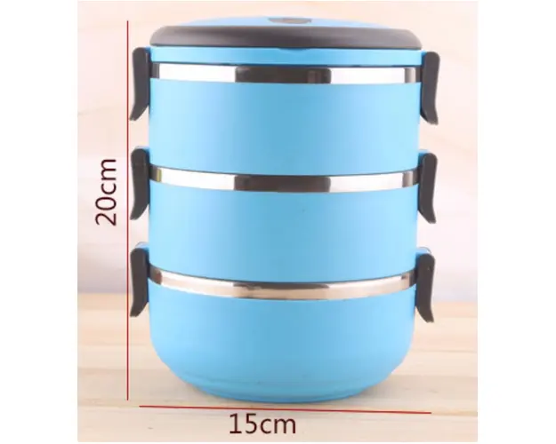 Cutie termoizolanta / Sufertas pentru mancare 2.1 Litri, 3 compartimente