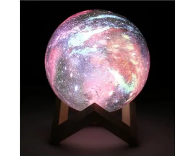 Lampa de veghe, 3D Moon Lamp Galaxy, telecomanda