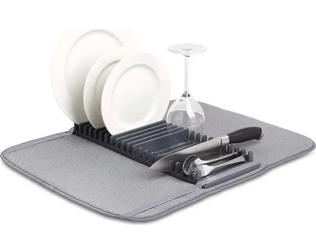 Scurgator de vase din microfibra, rezistent la apa, 60 x 46 cm, gri